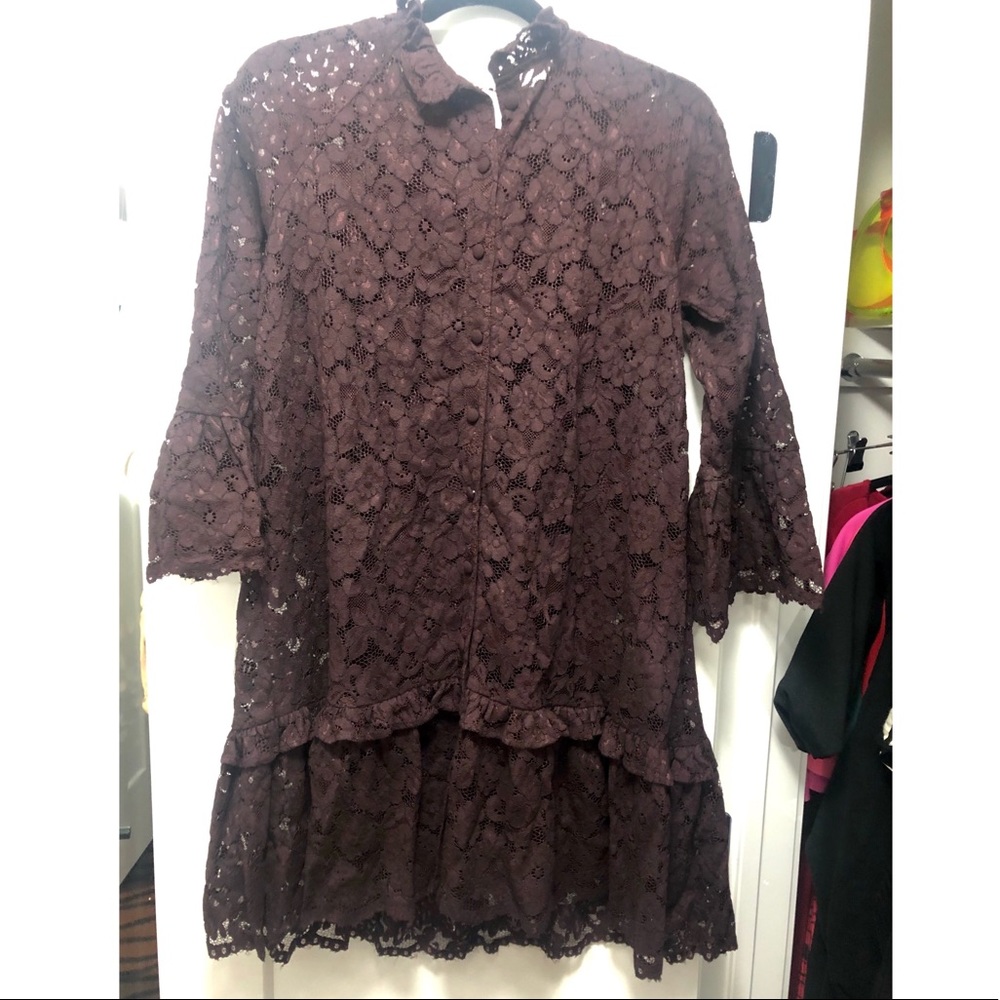 Purple Lace Dress